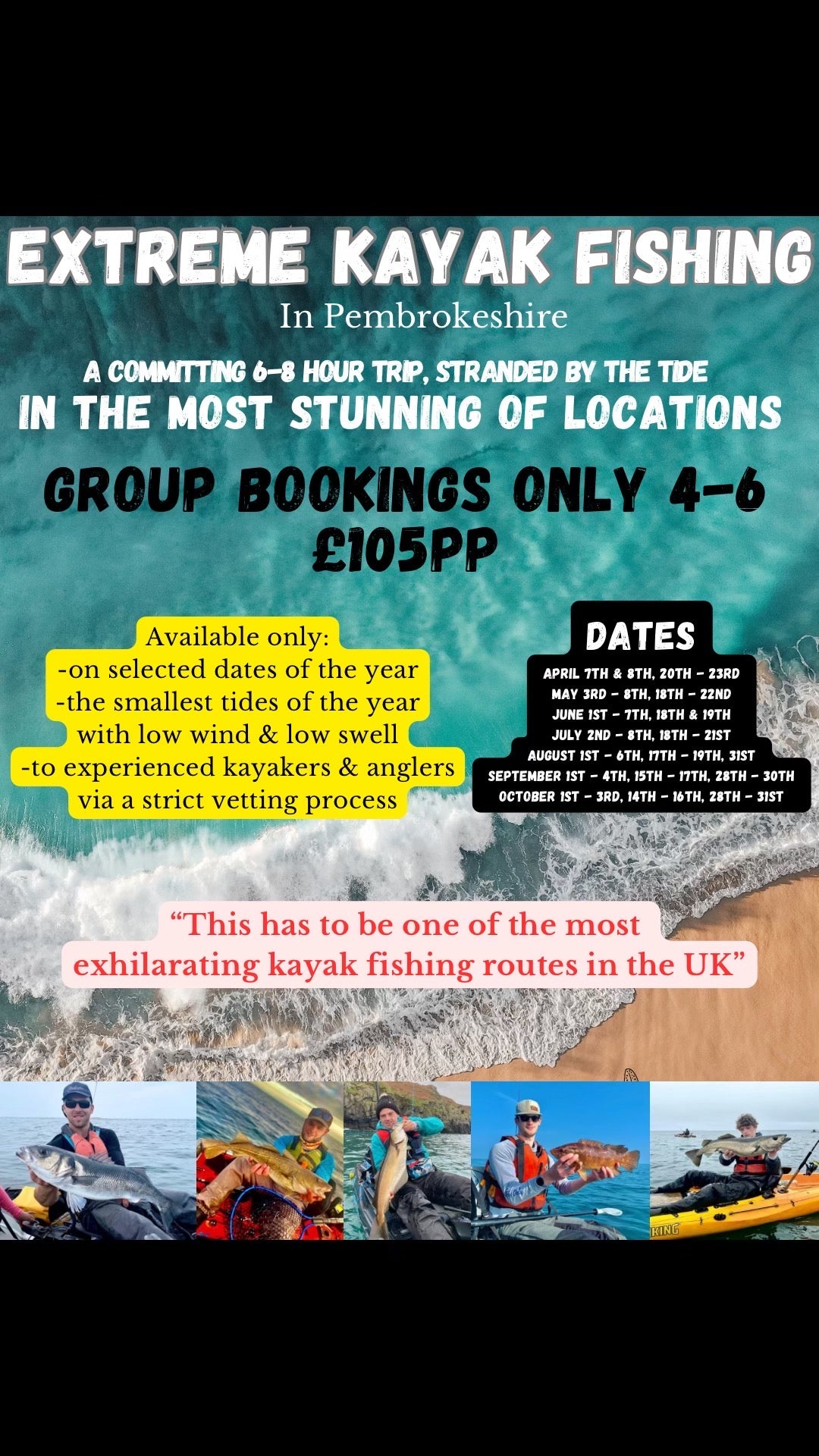 Kayak Fishing Daytrips